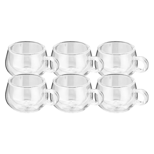Judge Double Walled Espresso Glass Set, 75ml, 6 Pack