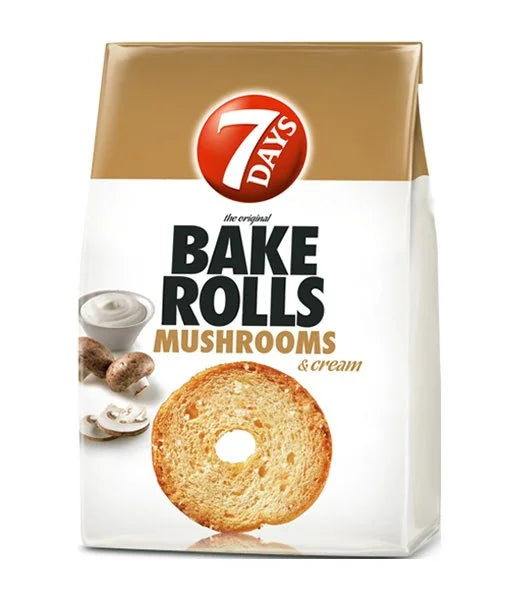 7Days Mushroom & Cream Bake Rolls 80g