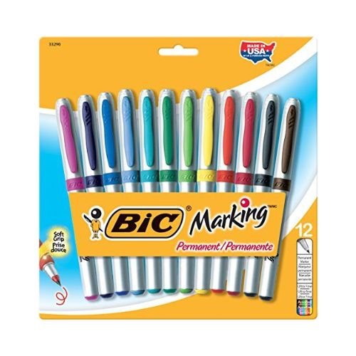 BIC Assorted Markers 1x12 image 0