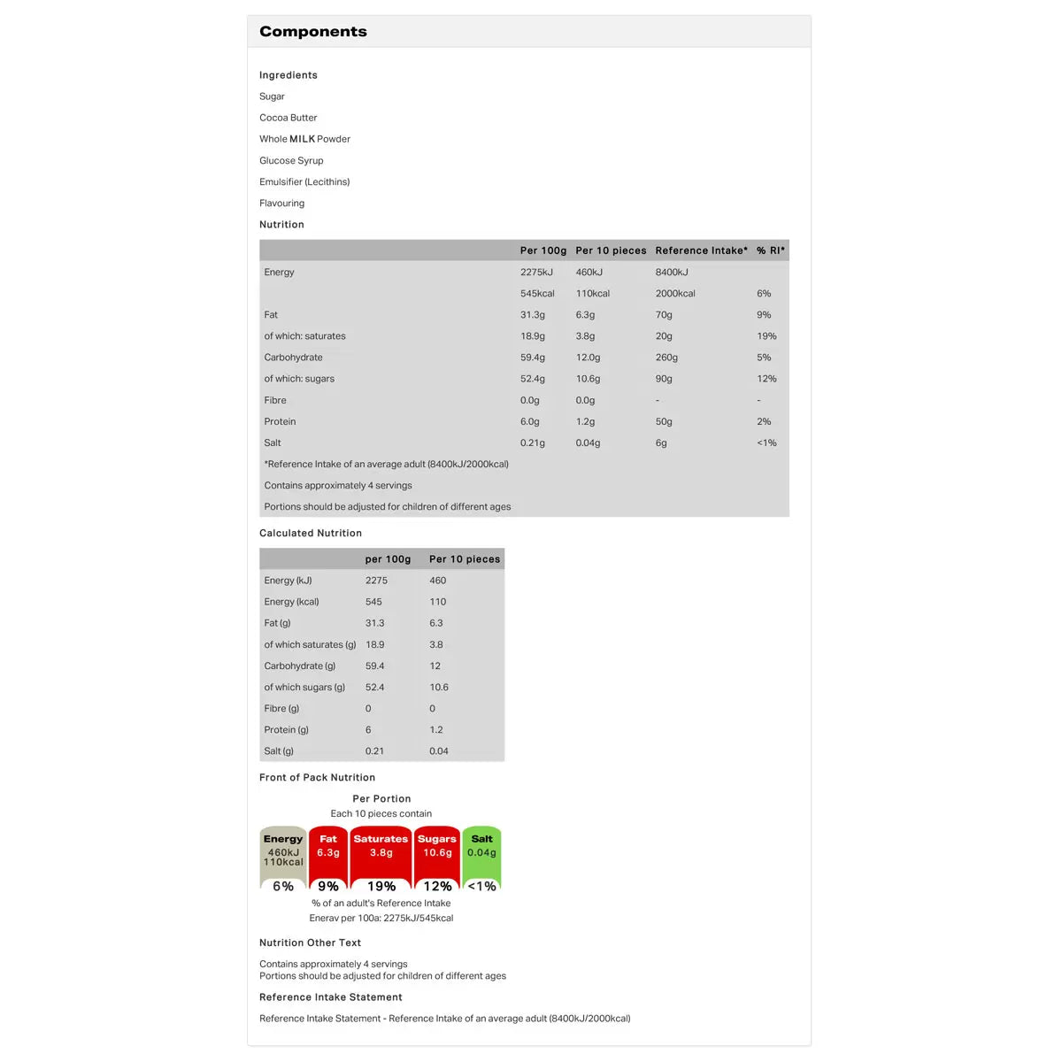 Milkybar Buttons 12x85g