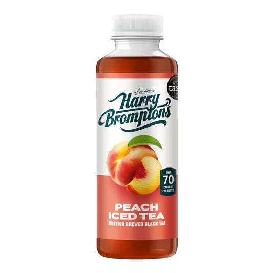 Harry Brompton's Peach Iced Tea, 12 x 500ml