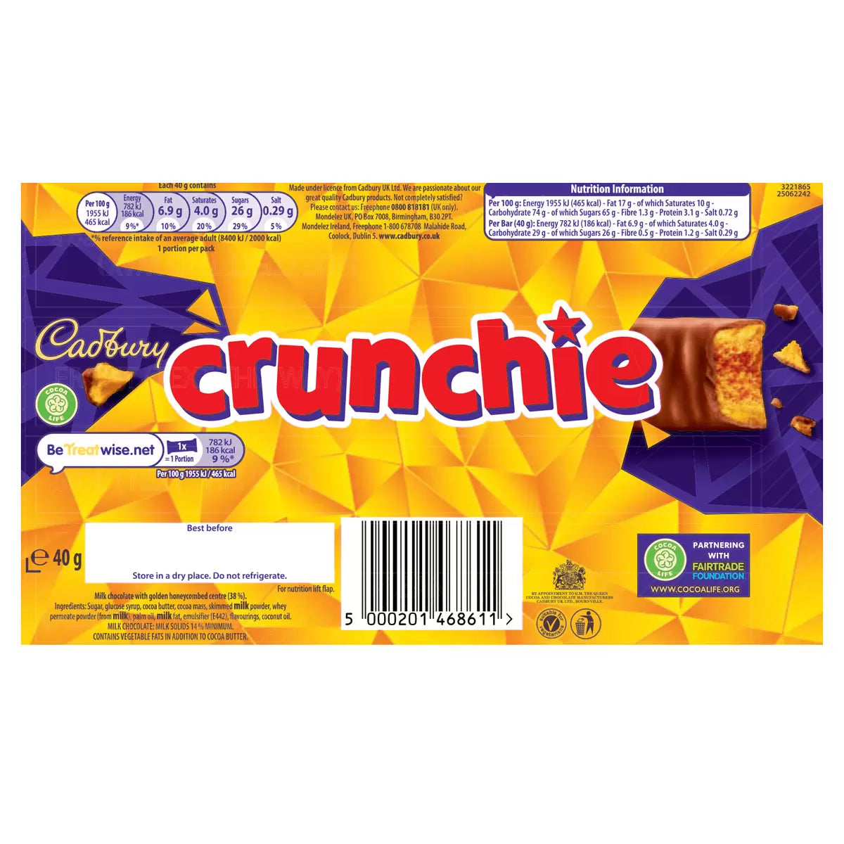 Cadbury Crunchie 48x40g