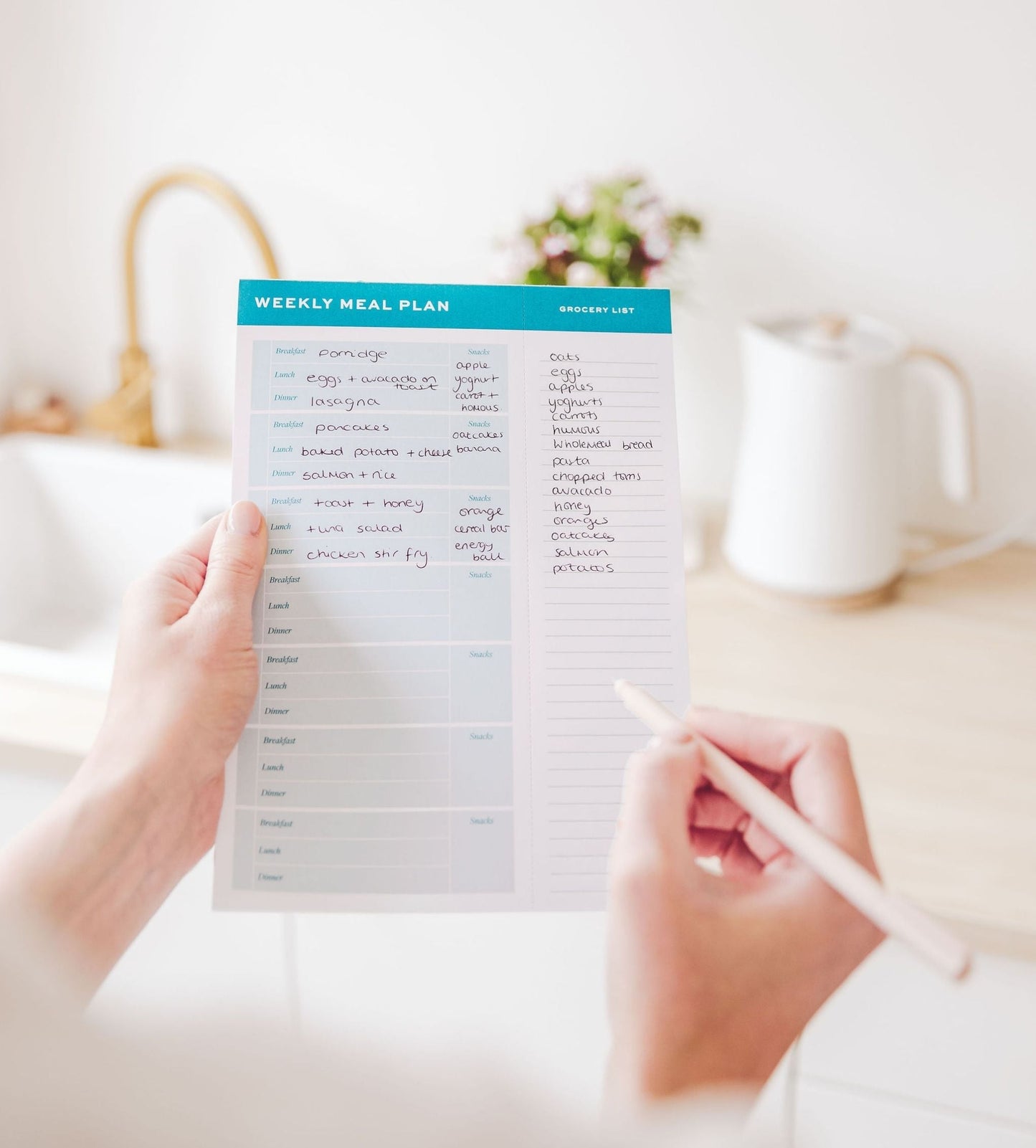 Meal Planning Notepad