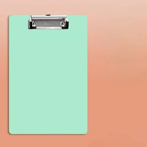 1pc A4 Plastic Color Folder with Clip - Durable Material,