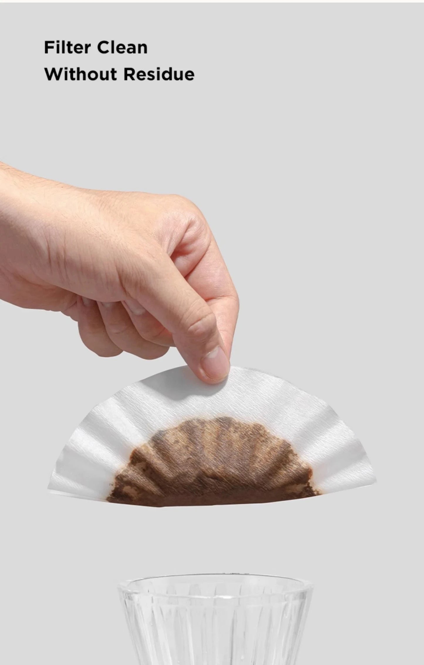 TIMEMORE 1-2Cups Basket Coffee Paper Filter Pour Over Filter Papers 50