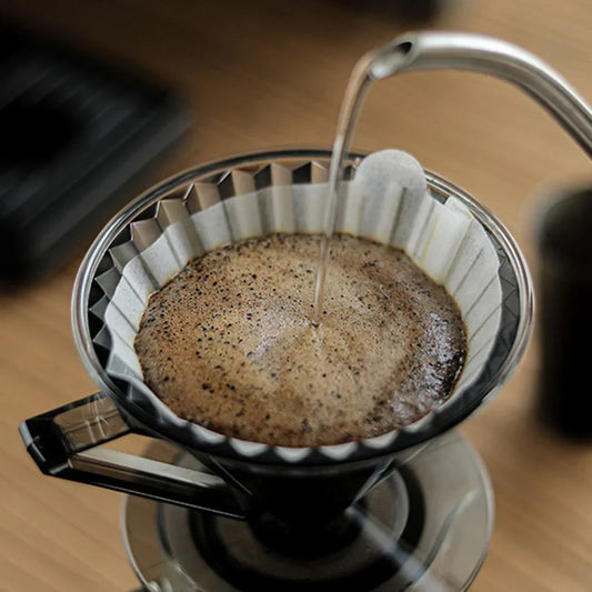 V-Shaped Coffee Filter Paper – 40/120 PCS for 1–4 Cup Coffee Makers