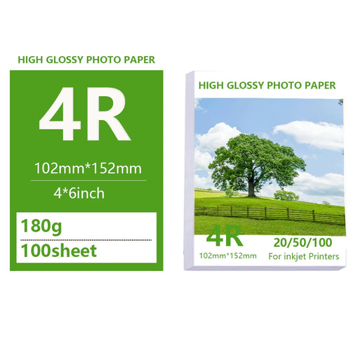 Multi Specification High Gloss Photo Paper 3R 4R 5R A4 Photo Printing
