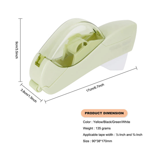 Eagle Automatic Tape Dispenser,With Two Rolls Of Tape,No Battery