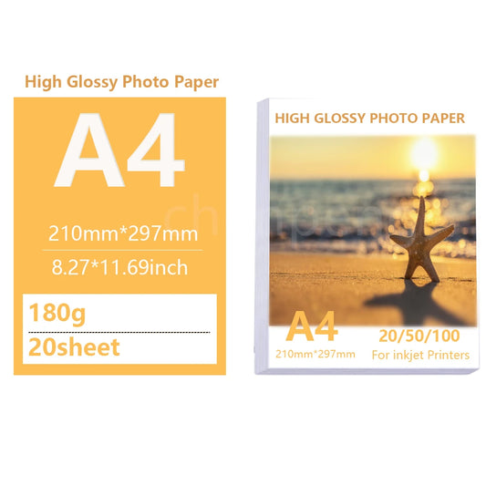 Multi Specification High Gloss Photo Paper 3R 4R 5R A4 Photo Printing