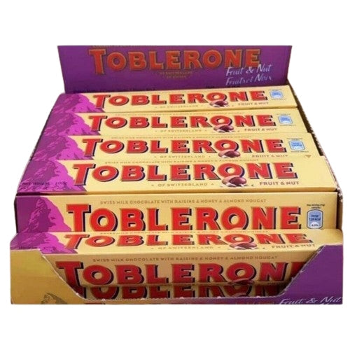 Toblerone Swiss Fruits & Nuts Chocolate 20x100g