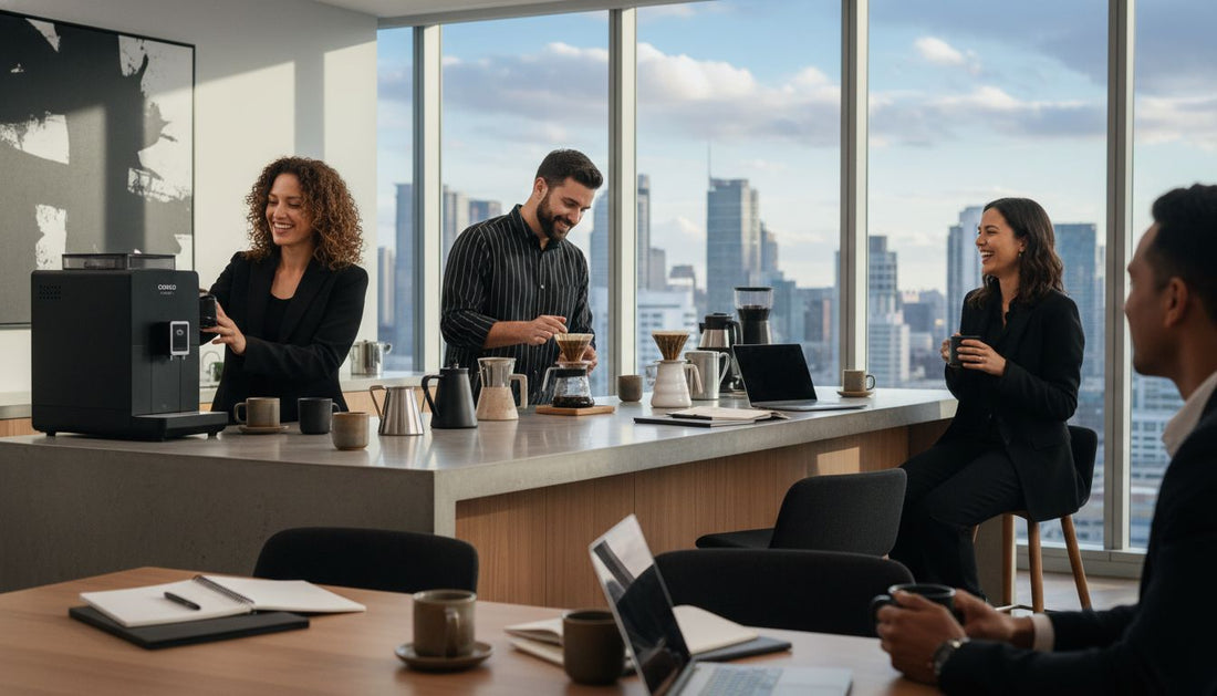 office coffee teamwork