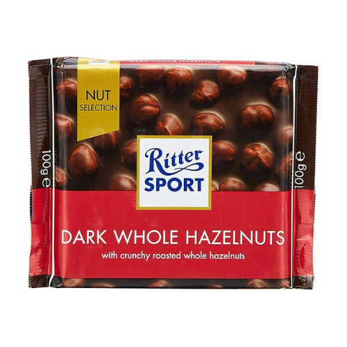 RITTER SPORT Dark Whole Hazelnuts 5x100g image 0
