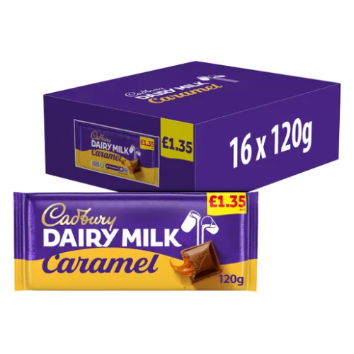 CADBURY Caramel 16x120g image 0