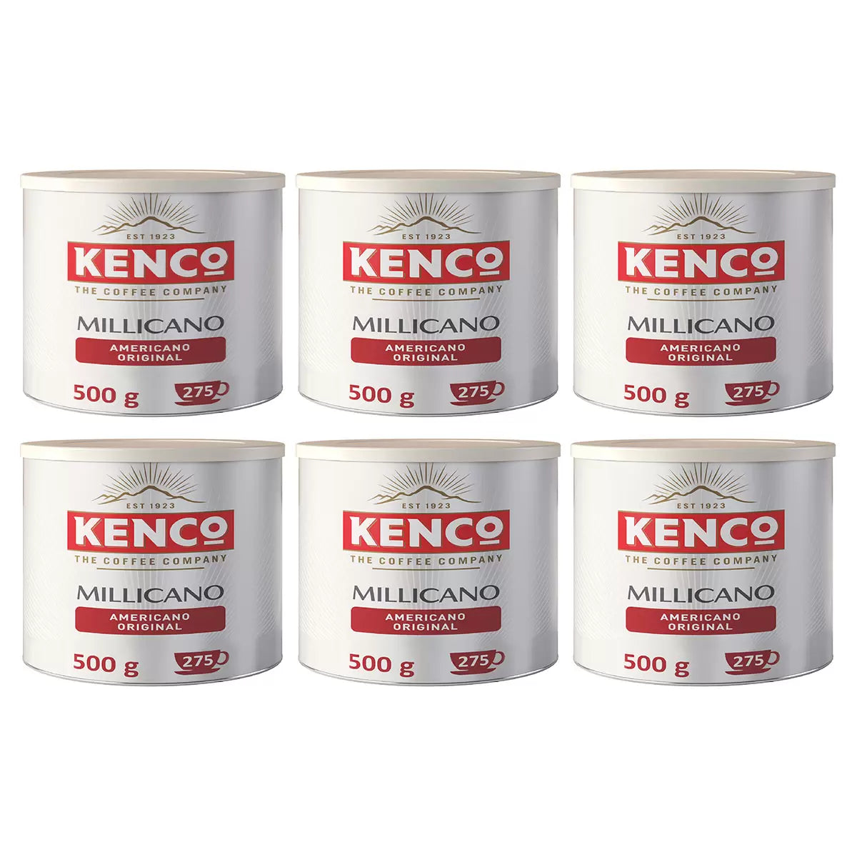 Kenco Millicano Americano Original, 6 x 500g