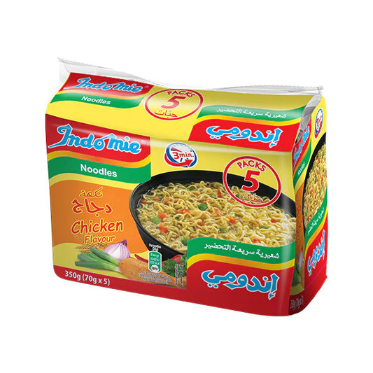 Indomie Chicken 5 Pack Noodles 350g
