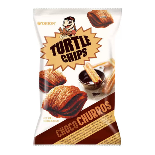 Orion Turtle Chips Choco Churros 481g