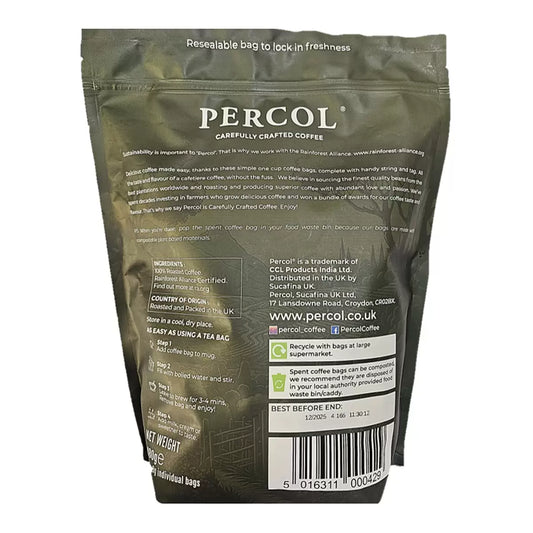 Percol Americano Medium Roast Coffee Bags 60x8g