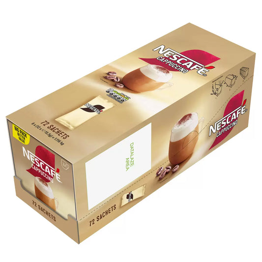 Nescafé Cappuccino Sachets, 72 x 15.5g