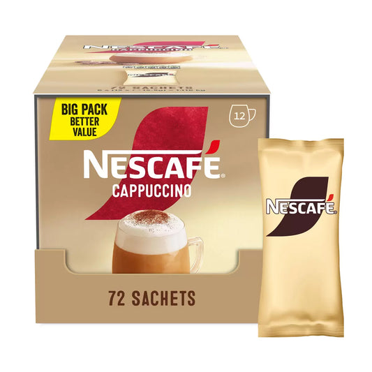 Nescafé Cappuccino Sachets, 72 x 15.5g