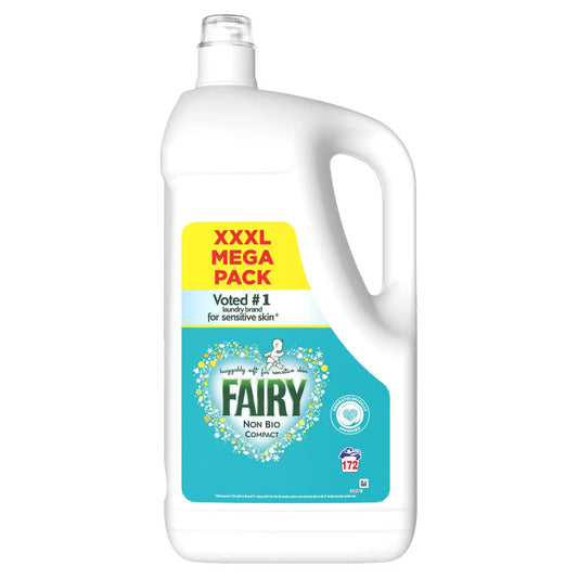 Fairy Non Bio Laundry Liquid-172 Wash 4.988L