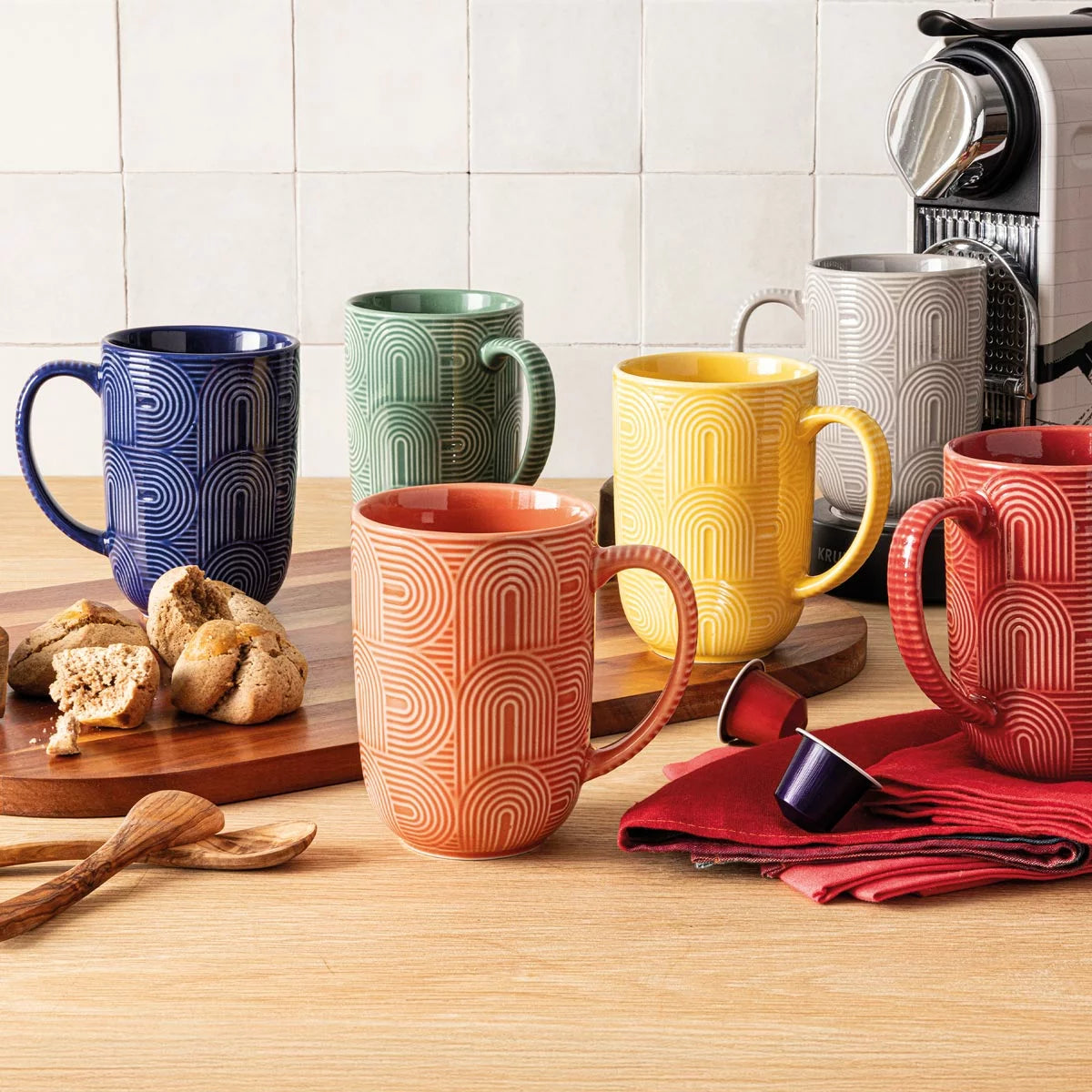 Over & Back Arch Mugs 6 Pack