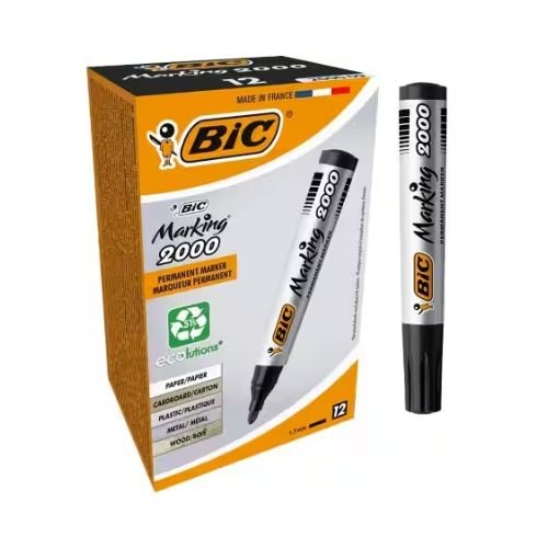 BIC Black Markers 1x12 image 0