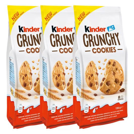 Kinder Crunchy Cookies 3 x136g