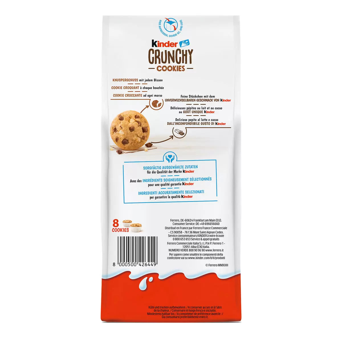 Kinder Crunchy Cookies 3 x136g