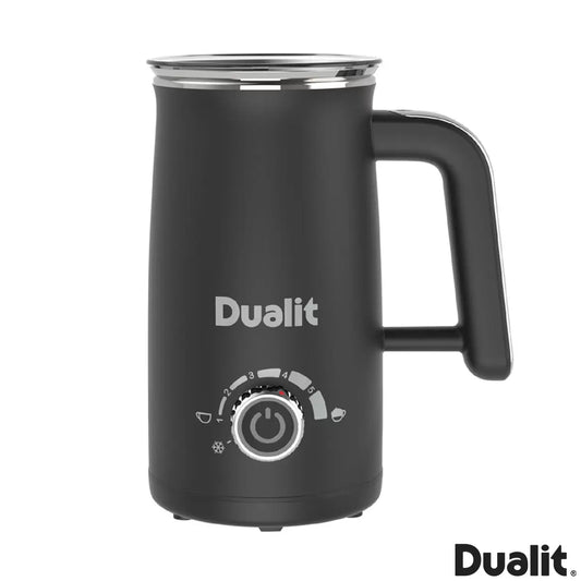 Dualit Milk Frother & Hot Chocolate Maker Max with 4 x Single Serve Belgian Chocolate Sachets , 10140