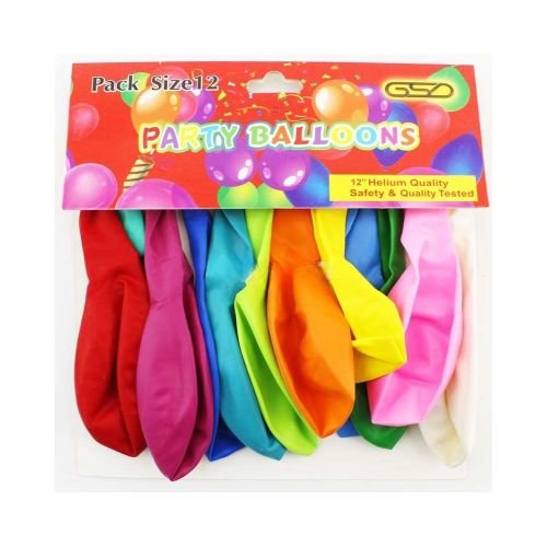 GSD Plain Party Balloon 1x12 image 0