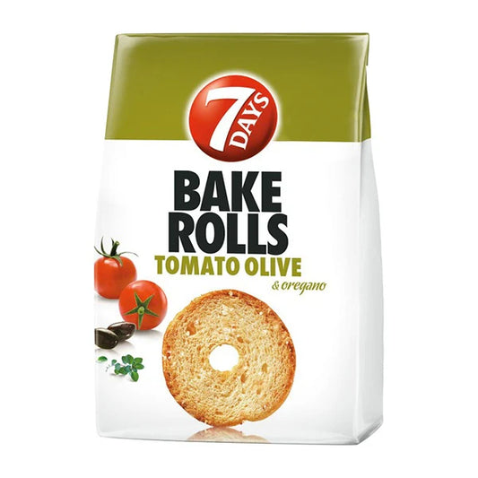 7Days Tomato, Olives & Oregano Bake Rolls 12x80g