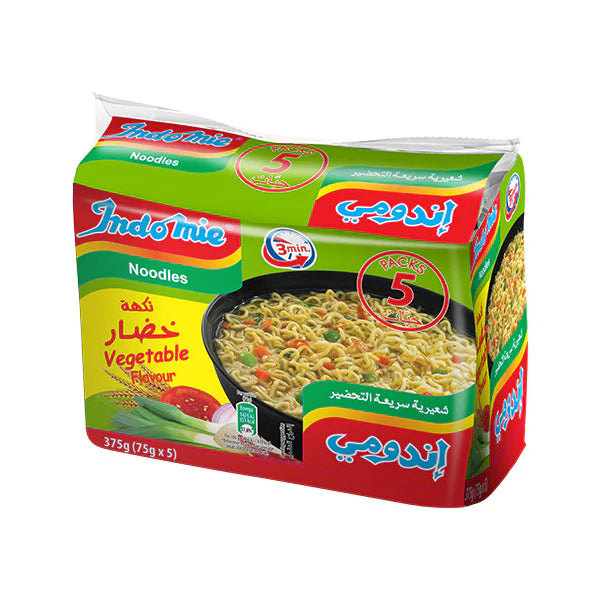 Indomie Vegetable 5 Pack Noodles 375g