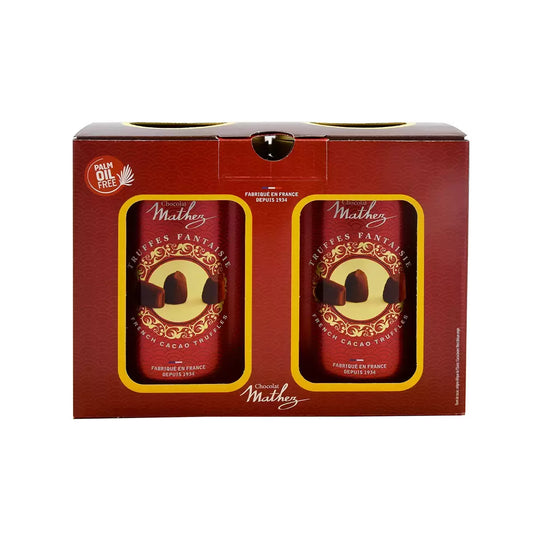 Mathez Cocoa Dusted French Truffles 2x500g Tins