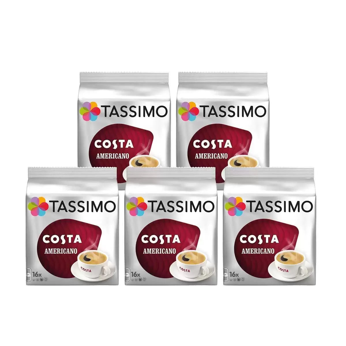 Costa Tassimo Americano Coffee Pods - 80 Servings