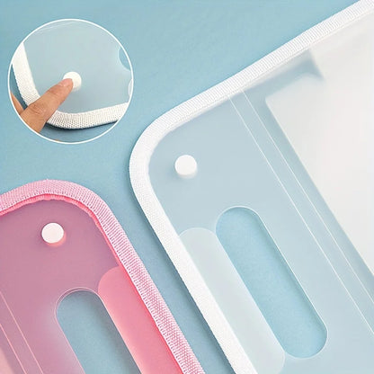 1 A4 Macaron vertical binding file bag Student test paper storage bag