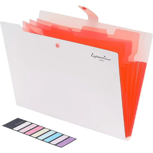Expanding File Folder,5 Pocket Folders for Documents,Portable Paper
