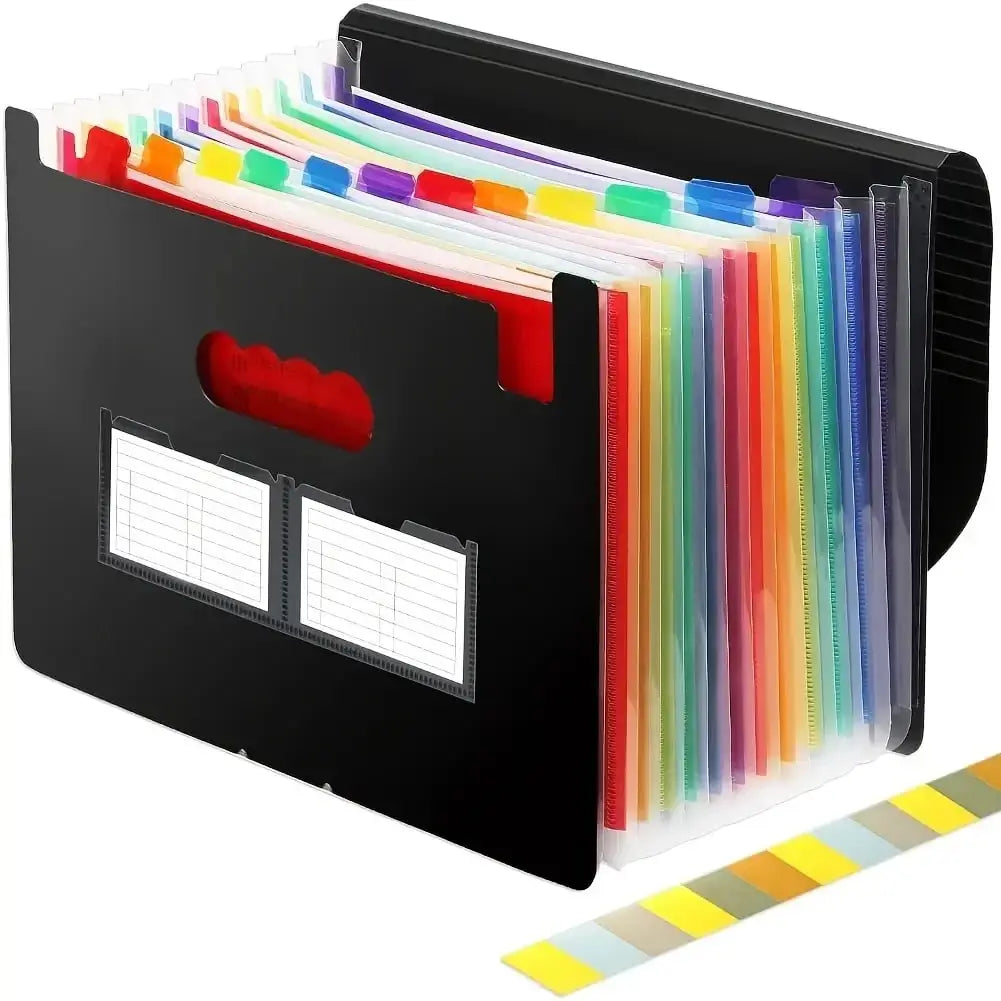 Expanding File Folder 12 Pockets A4 Size Filing Folder Organizer Large
