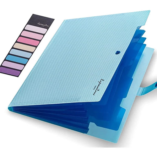 Expanding File Folder,5 Pocket Folders for Documents,Portable Paper