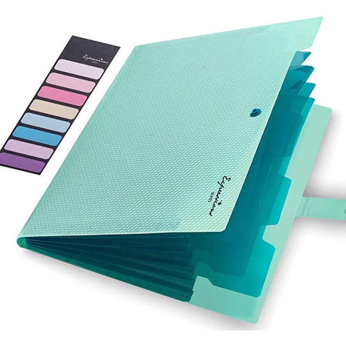Expanding File Folder,5 Pocket Folders for Documents,Portable Paper