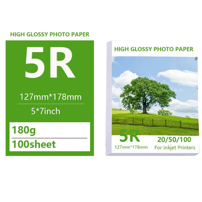 Multi Specification High Gloss Photo Paper 3R 4R 5R A4 Photo Printing