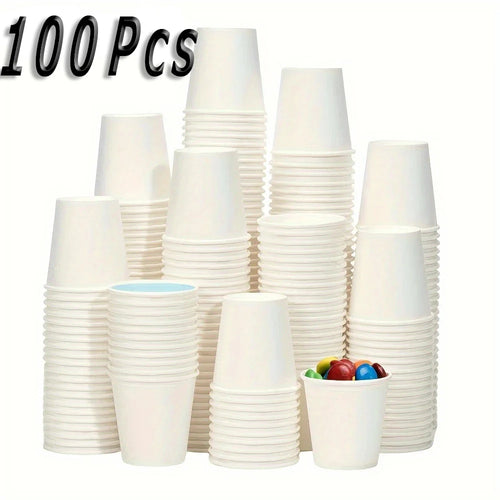 50/100PCS Disposable Small Paper Cup Tasting Cup  Perfect for Coffee