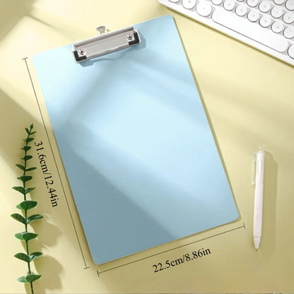 1pc A4 Plastic Color Folder with Clip - Durable Material,