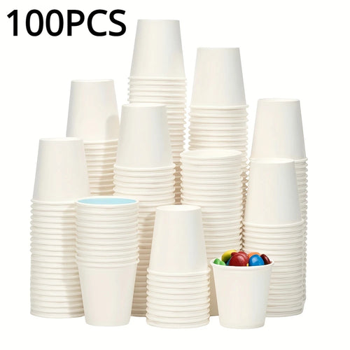 Disposable Small Paper Cups Supermarket Tasting Party Snack Packaging