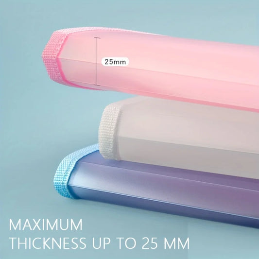 1 A4 Macaron vertical binding file bag Student test paper storage bag