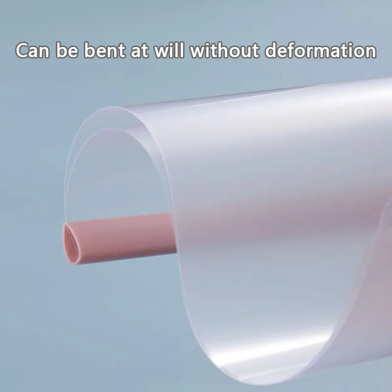 5pc/set A4 Transparent Folder Thickened Plastic Folder File Waterproof