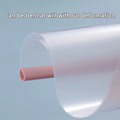 5pc/set A4 Transparent Folder Thickened Plastic Folder File Waterproof