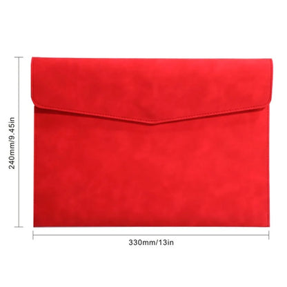 PU Leather A4 Document Bag, 7 Colors, File Folder for Office & Travel,