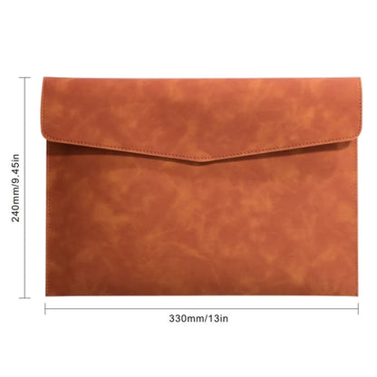 PU Leather A4 Document Bag, 7 Colors, File Folder for Office & Travel,
