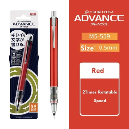 Japan UNI KURA TOGA Mechanical Pencil 0.5mm  Automatic Rotation