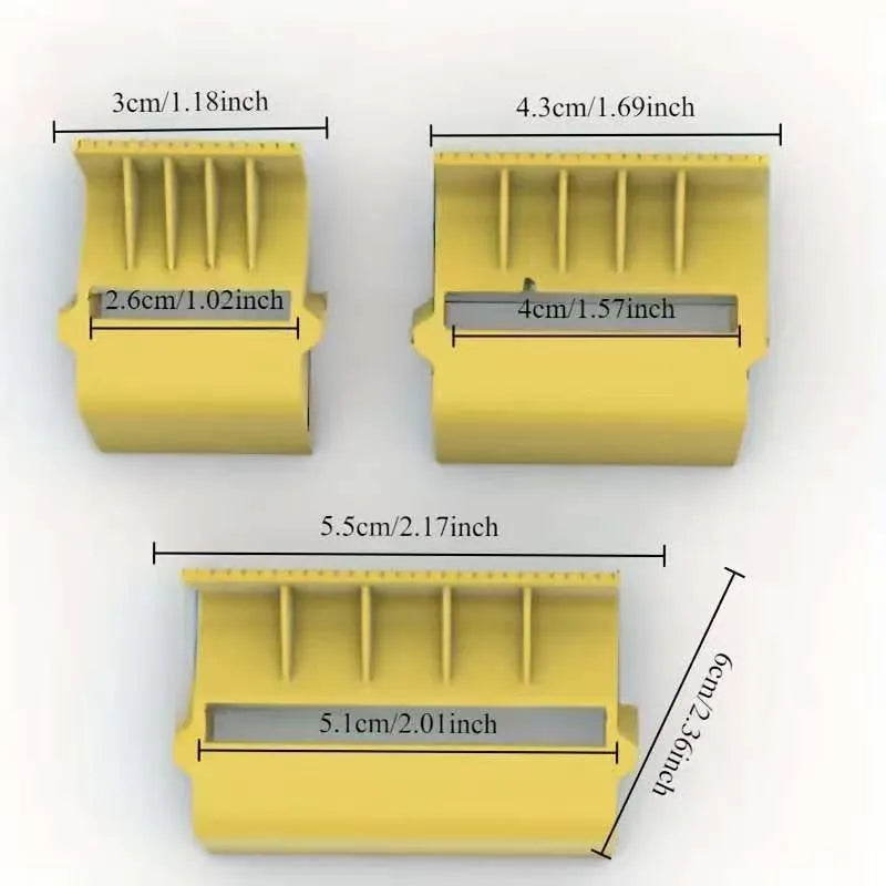 3 PCS Portable Tape Cover Tape Cutter Painter Craftsman Painting Tape